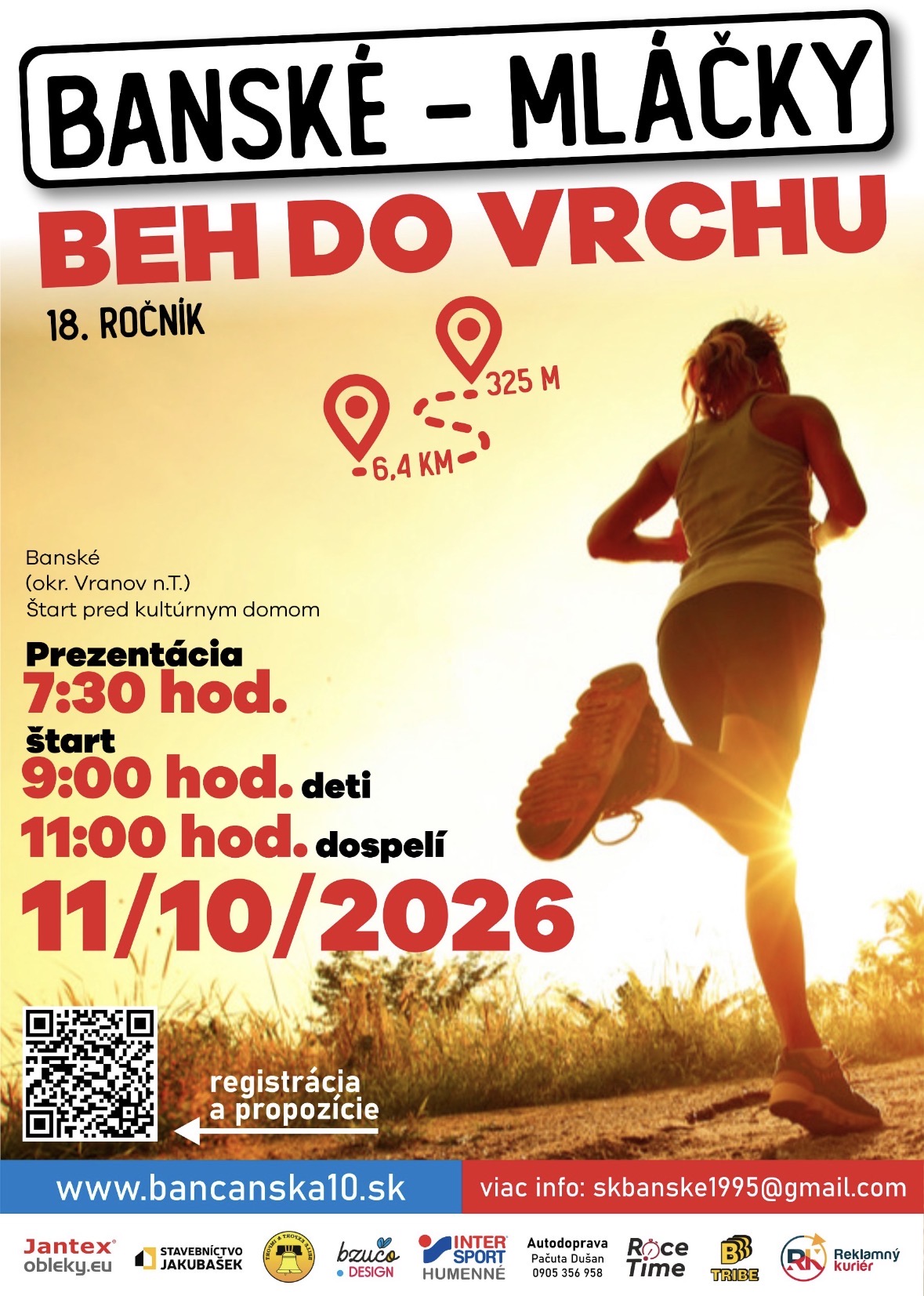 Beh do vrchu Banské – Mláčky 2026